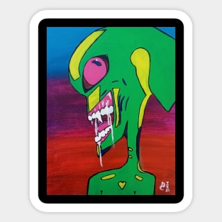 Alien Sticker